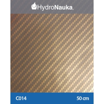 Folia do hydrografiki złoty Carbon